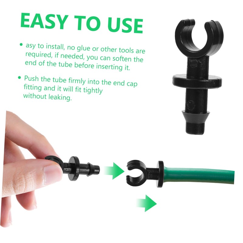 SUPVOX Garden Irrigation Kit 100pcs Pe Hose Fittings Barbed End