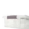 Libbi Lou Plastic Storage Box with Lids | Stackable Clear