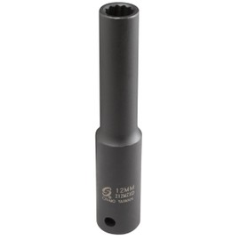 Sunex 212mzxd 1/2-Inch Drive 12-mm 12-Point Extra Deep Impact Socket