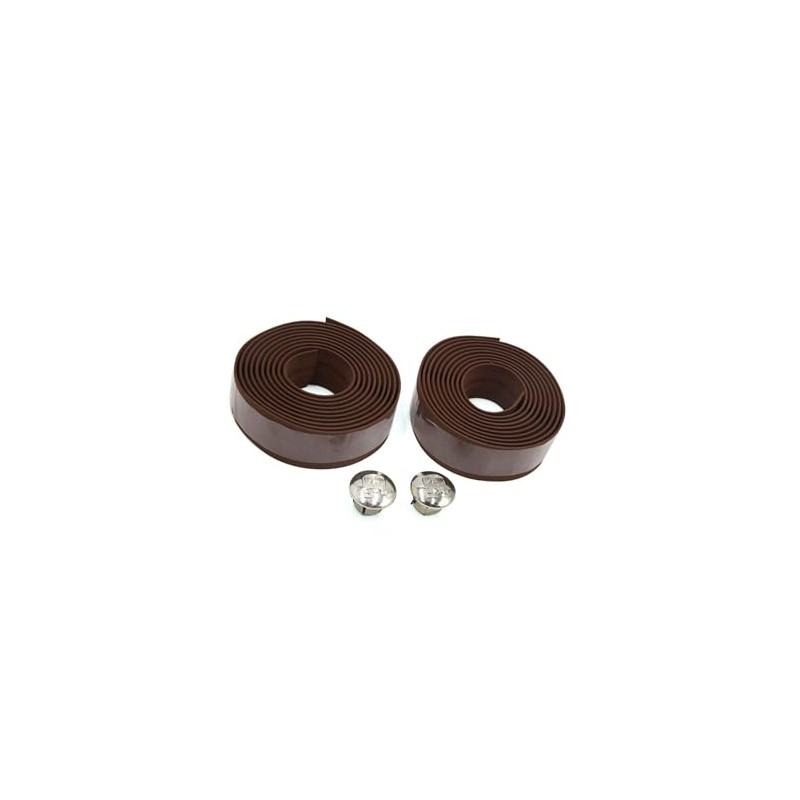 Hihaha 2pcs Brown Foam Anti Slip Handlebar Tape Bar Grip
