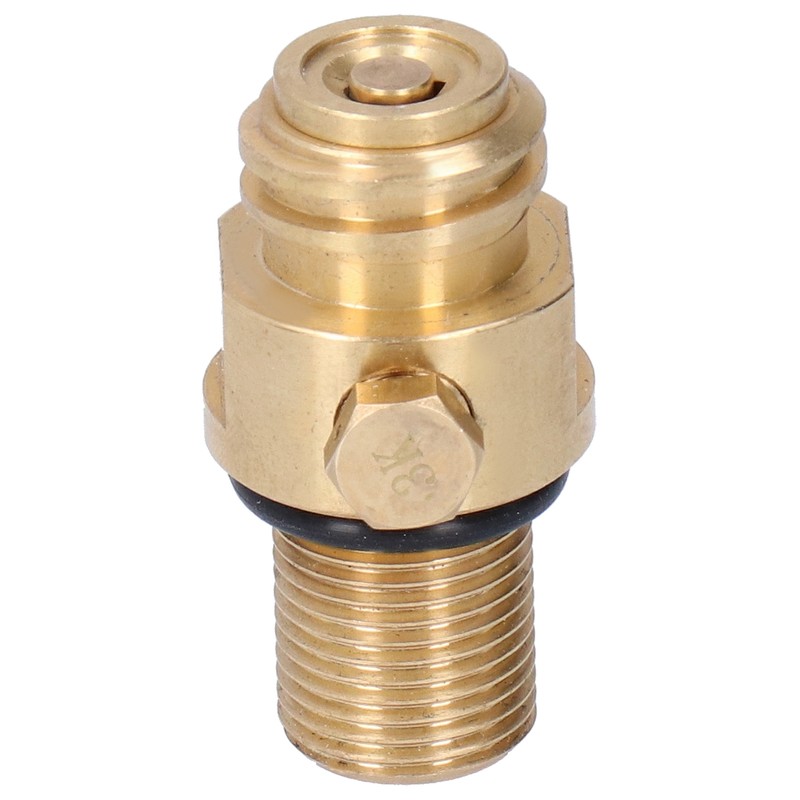 M18x1.5 Thread CO2 Tank Brass Pin Valve Adapter Replacement for