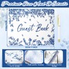 Panelee Wedding Guest Book with Pen Set Elegant Guest Sign