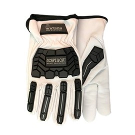 Watson Gloves, #546TPR - Impact Scape Goat, Full-grain Goatskin Puncture and Impact Resistant Work Glove (1 Pair, Small)