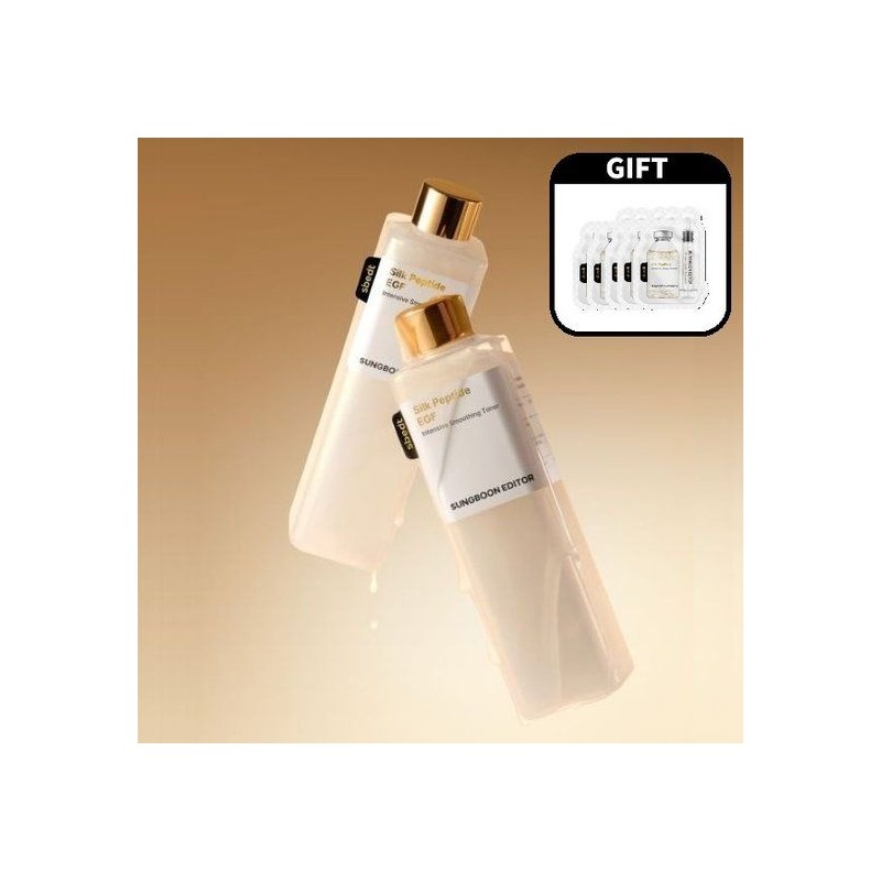 Ingredient Editor Silk Peptide EGF Smoothing Radiance Toner 300ml x