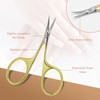 CGBE Professional Cuticle Scissors Extra Fine with Curved Tip, Cuticle