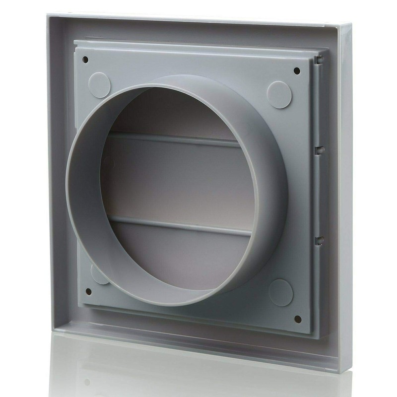 Blauberg Grey Gravity Grille 100 mm - 4 inch External