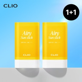 (Hyundai Home Shopping) Clio Airy Sun Stick 20g 1+1 Set / (현대홈쇼핑)클리오 에어리 선스틱 20g 1+1 구성