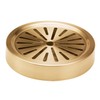 Service Ideas DT6BSVG DRIP Tray, Round, 6IN, Vintage Gold