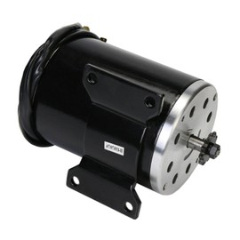 REBEKAMODS DC 36V 500W Brushed Motor, Brush Electric Motor 11T for Mini Bike Quad Go Cart E-Bike Scooter - 2400RPM to 2650RPM 18A Rated Current, Fits for 25H Chain