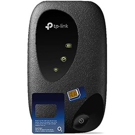 TP-Link M7010 4G Cat4 LTE Single Band Mobile WiFi with O2 Data SIM Card Bundle