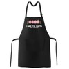MoonWorks BBQ Apron for Men with Saying Fleisch ist mein