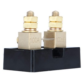 CG 100A 100mV Ampere Electrical Digital DC Current Shunt Resistor for amp Panel Ammeter Current Measurement Tester Gauge…