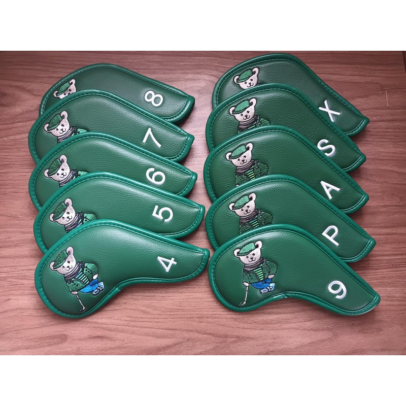 Set of 10 Golf Club Head Covers for Driver, Fairway