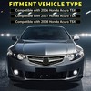 JMTAAT Front Grille Compatible with 2006 2007 2008 Honda Acura