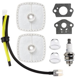 HPENP Repower Kit with Air Filter Primer Bulb Gasket for Echo String Trimmer SRM225 SRM210 SRM2100 SRM230 GT200 GT225 PAS225 PB200 PB250 PB250LN PB201 Blower PE200 PE2100 PE211 ES210 ES2100 ES250