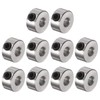sourcing map Set of 10 Screw Collars 3.05mm Bore Wave