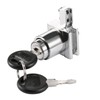 sourcing map Push Lock for Sliding Glass Cabinet Door Fits