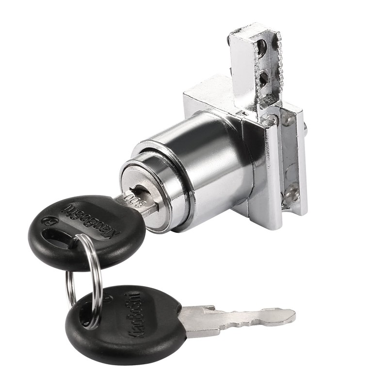 sourcing map Push Lock for Sliding Glass Cabinet Door Fits