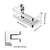 RYing Shower Caddy Stainless Steel Bathroom Organiser, Shower Shelf with