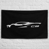 Racing Roots 2023 vette C8 Garage Office Man Cave Banner