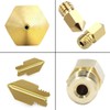 0.4MM MK8 Ender 3 Nozzles 25 pcs 3D Printer Brass