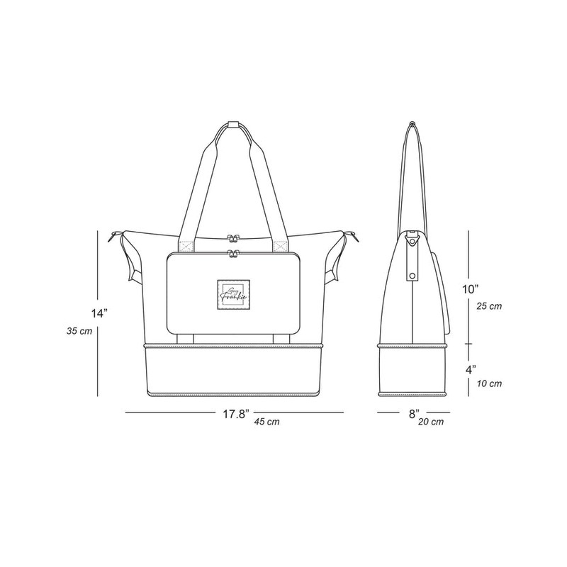 Travel Duffle Bag, Sport Gym Bag, Tote Bag, Trolly Sleeve,