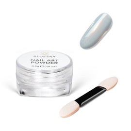 Bluesky Moonshine Nail Powder - Sunset Afterglow 5g - Pearlescent Chrome Powder, Glazed Donut Effect, Iridescent Powder for Nails