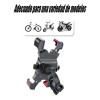 Soporte Para Celular Moto Bicicleta Savefree Fijación Segura Negro