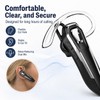 Sellwell Sliver Bluetooth Earpiece with Mic, Mono Wireless Headset, 30H