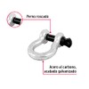 Fiero GRI-3/8, Grillete de 3/8", perno roscado, galvanizado por inmersión