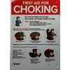FIRST AID FOR CHOKING SIGN- Resturant choking sign (ALUMINIUM, REFLECTIVE.