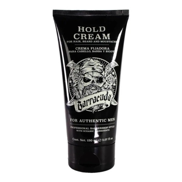 Crema Fijadora Cabello, Barba Y Bigote Hold Cream Barracuda