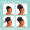 nevermindyrhead Dark Brown Afro Puff Drawstring Ponytail Hair Extension for