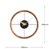 Elcomune NXT-J056 Hoop Black Wall Clock