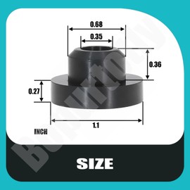 570045500 Fuel Tank Bushing for Can-Am Outlander 400 2007-2008 Ski-Doo Formula 380 500 583 670 1999-2000 MXZ 380F 440F 500F 1997-2001 Skandic 380 1997-2000 Bombardier 330 400 1999-2006 (6Pack)