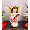 Ebros Fairy Garden Kneeling Fairy Holding Ladybug Figurine 3.25" H