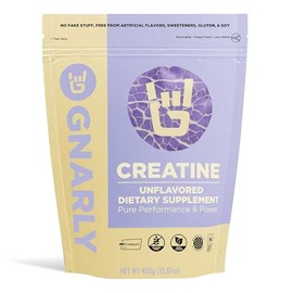 Gnarly Nutrition Creatine Powder – Creapure, Vegan Creatine Supplement – NSF Sport Certified, Optimized Recovery – Sports Nutrition – 5g Creatine Mono