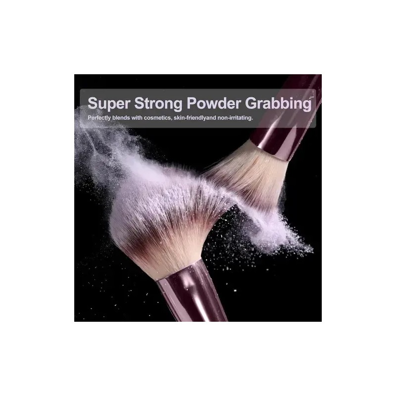Brochas De Maquillaje Profesional Kit 27 Pcs Con 18 Brochas