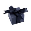 Noble Luxurious Suede Ring Jewellery Box with Matching Two Piece