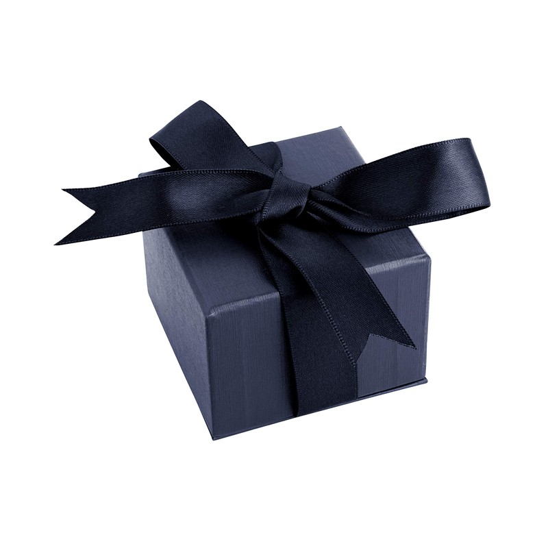 Noble Luxurious Suede Ring Jewellery Box with Matching Two Piece
