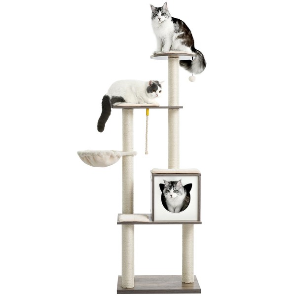 Made4Pets Cat Tree, Modern Cat Tree Tower for Indoor Cats