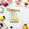 Extra Large Safety Pins, 10 PCS Heavy Duty Big Safty