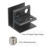 uxcell 90 Degree Glass Clamp, for 10-12mm Thickness Adjustable Glass