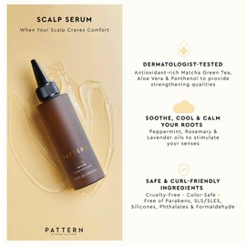PATTERN Beauty by Tracee Ellis Ross Scalp Serum with Rosemary and Peppermint Oil to Moisturize Dry, Itchy Scalps, 4 Fl Oz