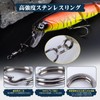 Goture Triple Hook Set, Treble Hooks, Split Ring, Economical, Black,