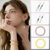 500Pcs Brown Glass Beads for Jewelry Making Kit