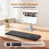 MEETION Foldable Keyboard with Touchpad, Bluetooth Keyboard, Numeric Keypad