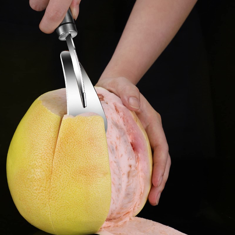 Klyuqoz Grapefruit Knife Curved Serrated, Grapefruit Knife Pack of 2,