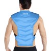 REVIX Large Ice Pack for Shoulder and Back with Straps,