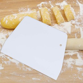 Rascador de masa de plástico para tartas, cortador de crema, herramienta de repostería, multiusos, flexible, raspador de masa de cocina, 20 unidades ( )